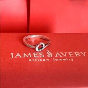 James Avery script letter C sterling silver size 5